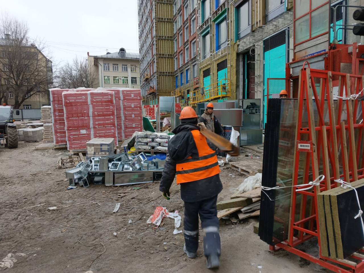 Стройка жилых домов